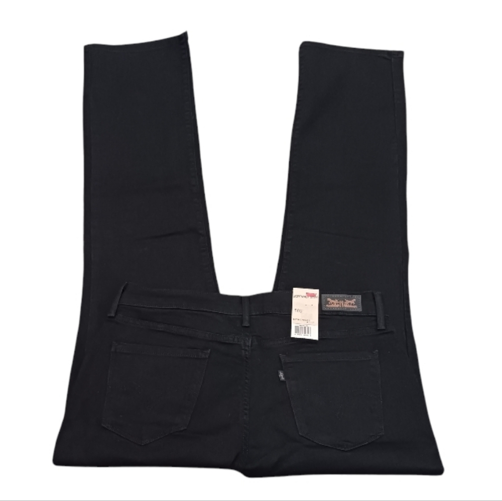 Levi's 505 Straight Leg Soft Black Jeans - Picture 6 of 11